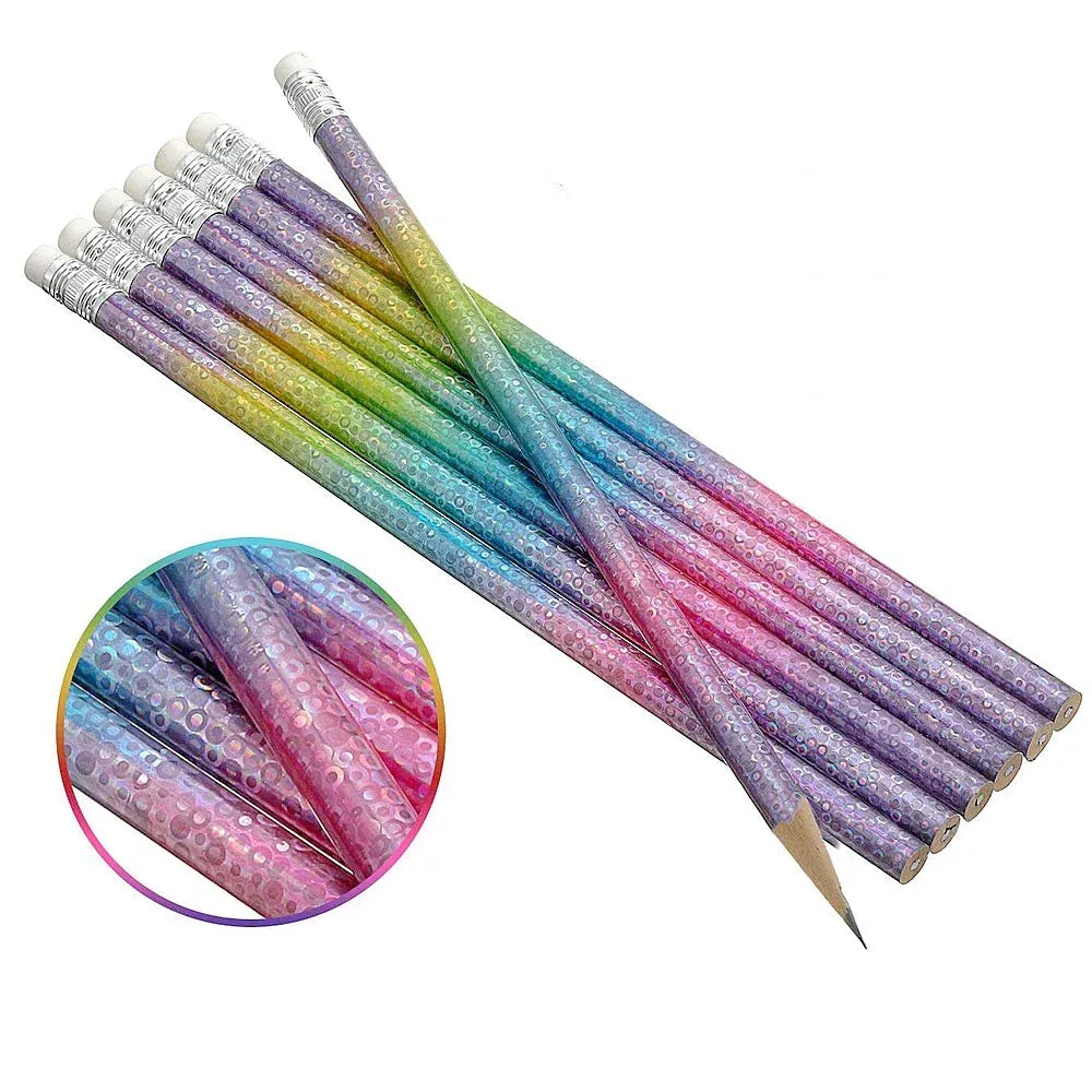 12 Piece Starry Sky Wooden Hb Pencils
