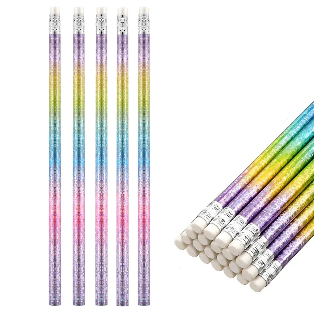 12 Piece Starry Sky Wooden Hb Pencils