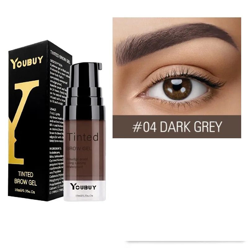 1Pcs 6ml Peel Off Eye Makeup Permanent Eye Brow Tattoo Tint Long-lasting Waterproof Dye Eyebrow Gel Cream Make Up Cosmetics
