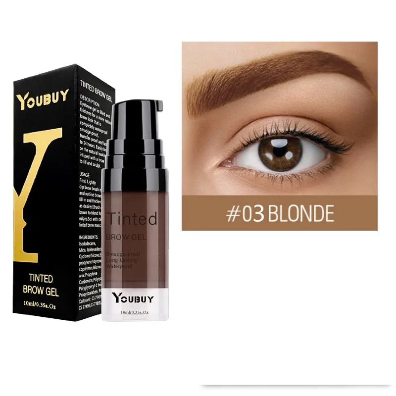 1Pcs 6ml Peel Off Eye Makeup Permanent Eye Brow Tattoo Tint Long-lasting Waterproof Dye Eyebrow Gel Cream Make Up Cosmetics