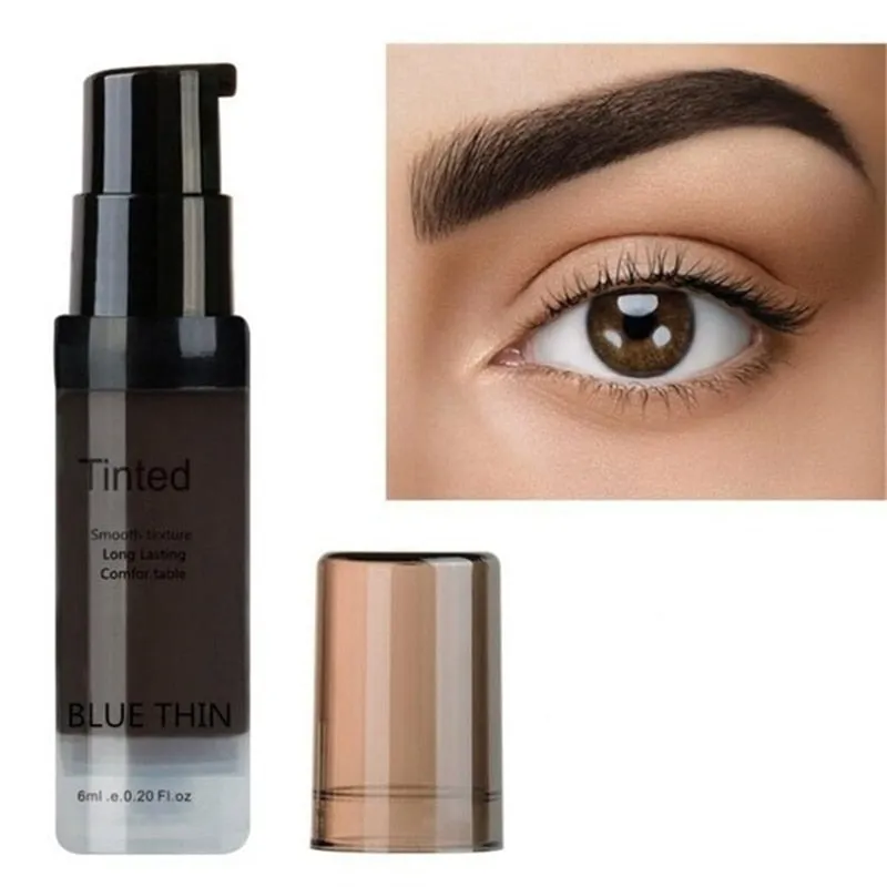 1Pcs 6ml Peel Off Eye Makeup Permanent Eye Brow Tattoo Tint Long-lasting Waterproof Dye Eyebrow Gel Cream Make Up Cosmetics