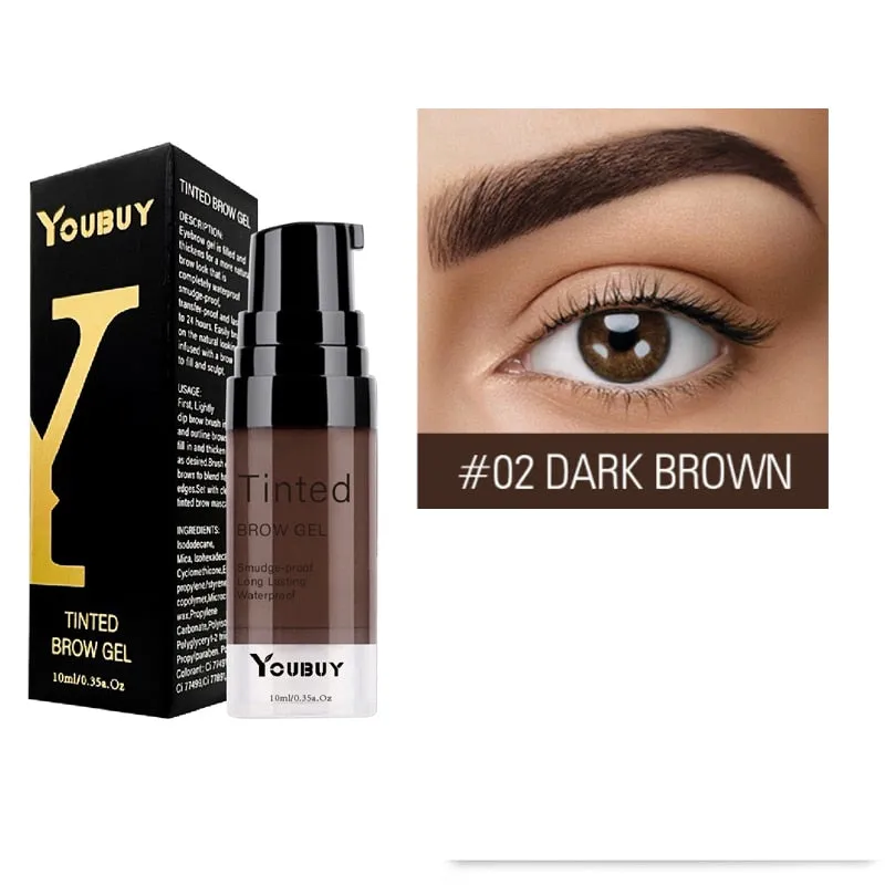 1Pcs 6ml Peel Off Eye Makeup Permanent Eye Brow Tattoo Tint Long-lasting Waterproof Dye Eyebrow Gel Cream Make Up Cosmetics