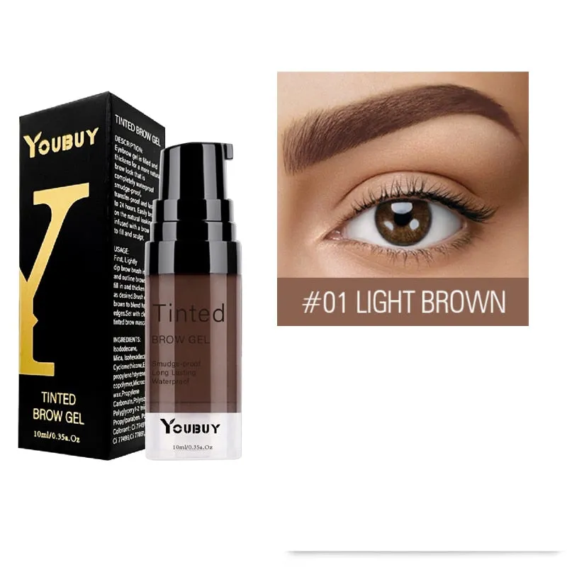 1Pcs 6ml Peel Off Eye Makeup Permanent Eye Brow Tattoo Tint Long-lasting Waterproof Dye Eyebrow Gel Cream Make Up Cosmetics