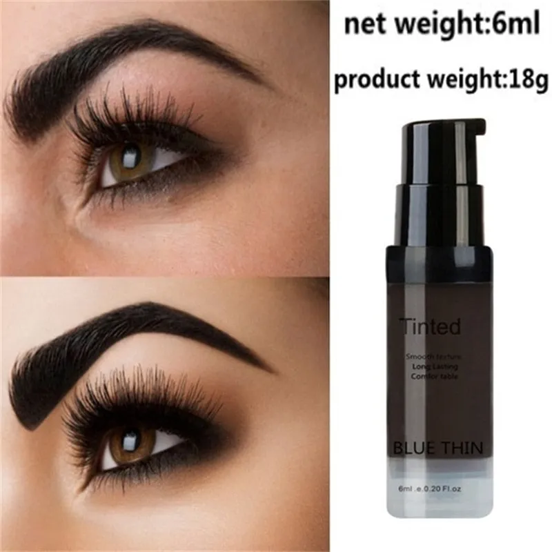 1Pcs 6ml Peel Off Eye Makeup Permanent Eye Brow Tattoo Tint Long-lasting Waterproof Dye Eyebrow Gel Cream Make Up Cosmetics