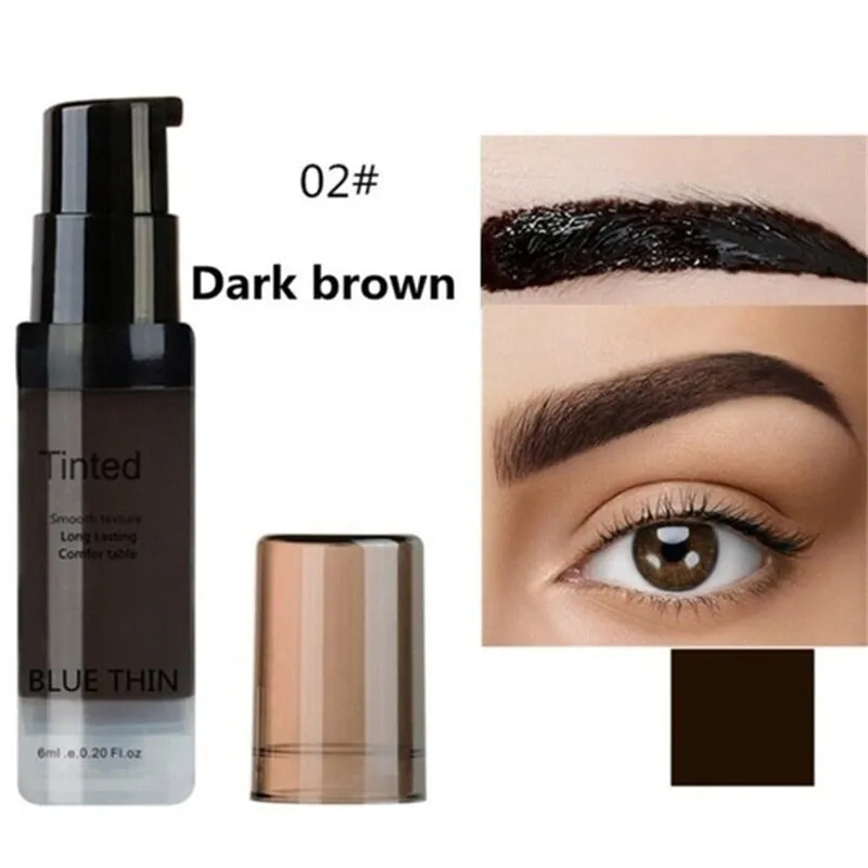 1Pcs 6ml Peel Off Eye Makeup Permanent Eye Brow Tattoo Tint Long-lasting Waterproof Dye Eyebrow Gel Cream Make Up Cosmetics