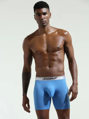 2 Pack Mens Mesh Separate Pouch Boxers Briefs