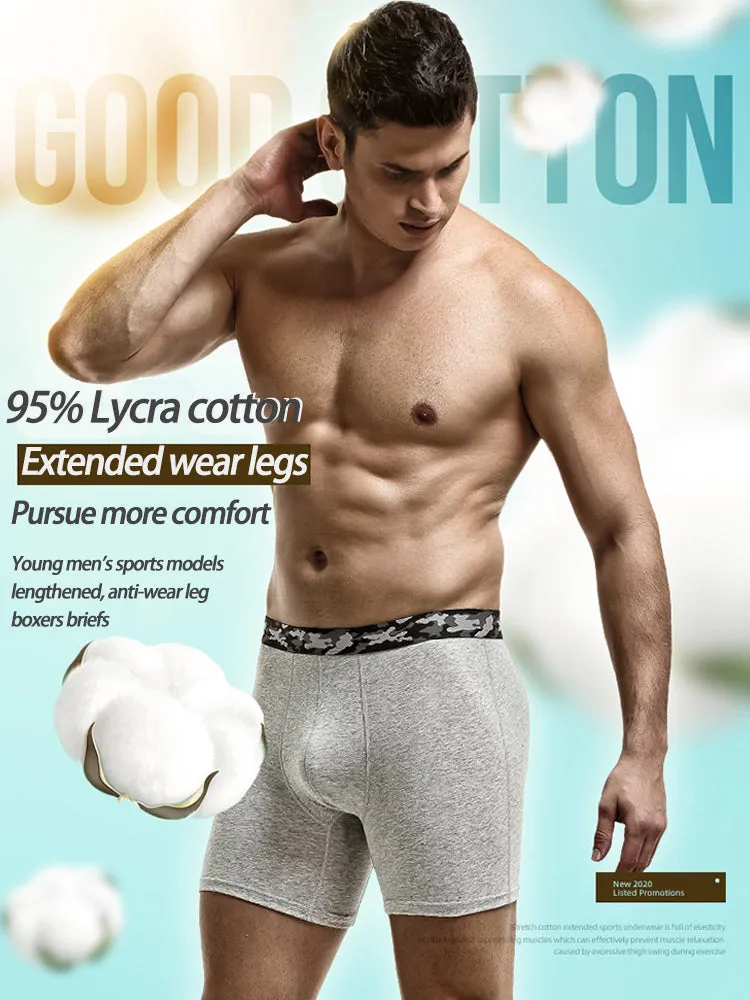 2 Pack Mens U Convex Large Support Pouch Boxers Briefs
