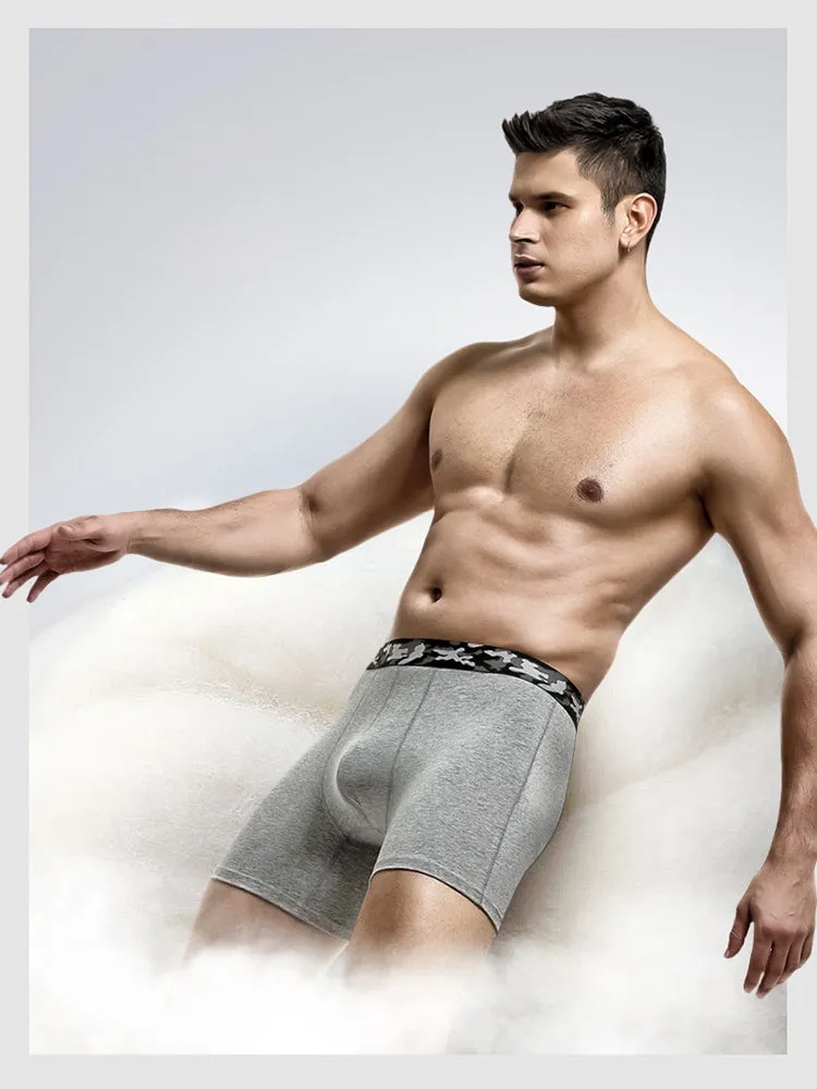 2 Pack Mens U Convex Large Support Pouch Boxers Briefs