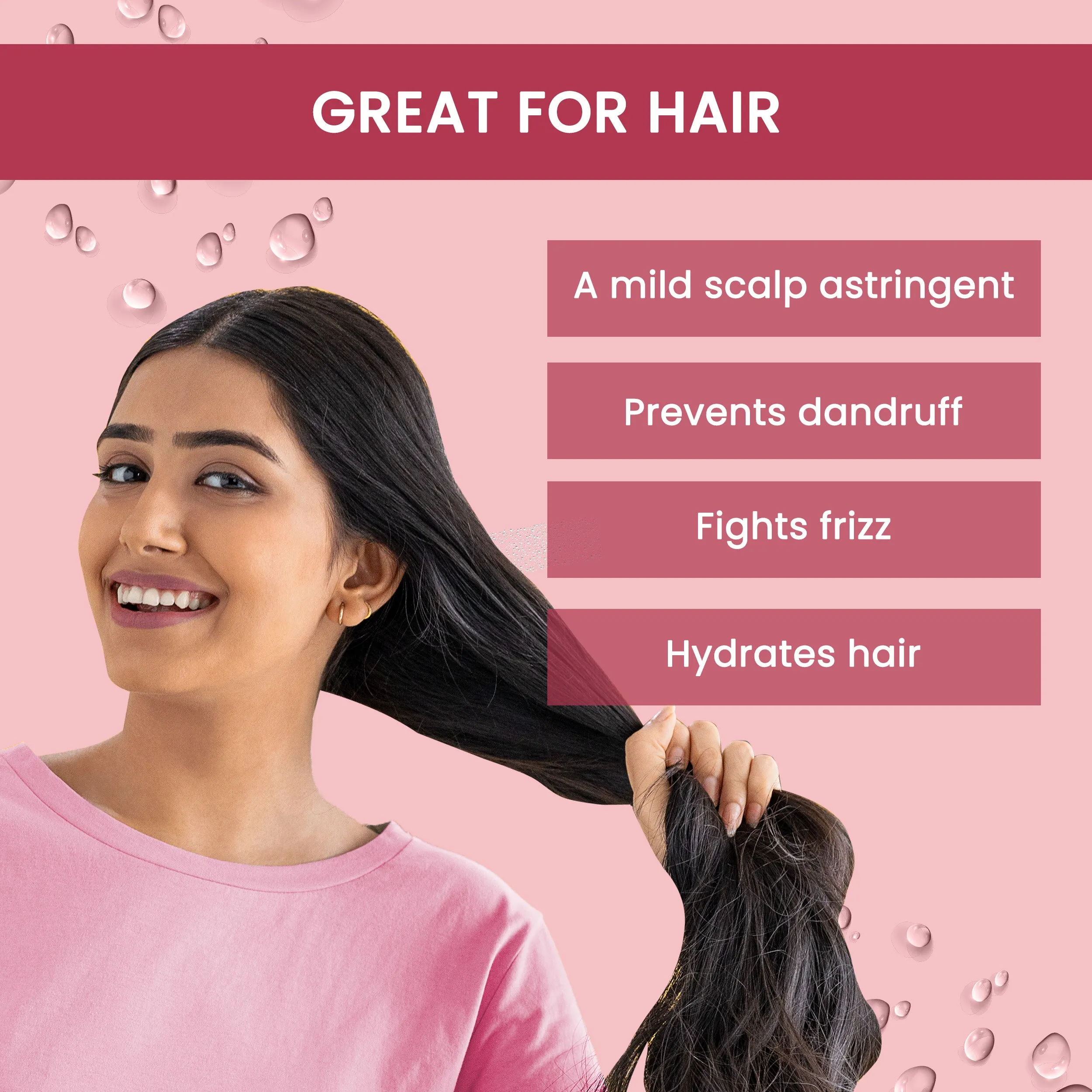 Alps Goodness 100 % Pure Rose Water Spray (100ml) | Long Press Mist Spray | Rose water for face | Made from Chaitri Rose | Gulab Jal | Natural skin toner | Premium Rose Water