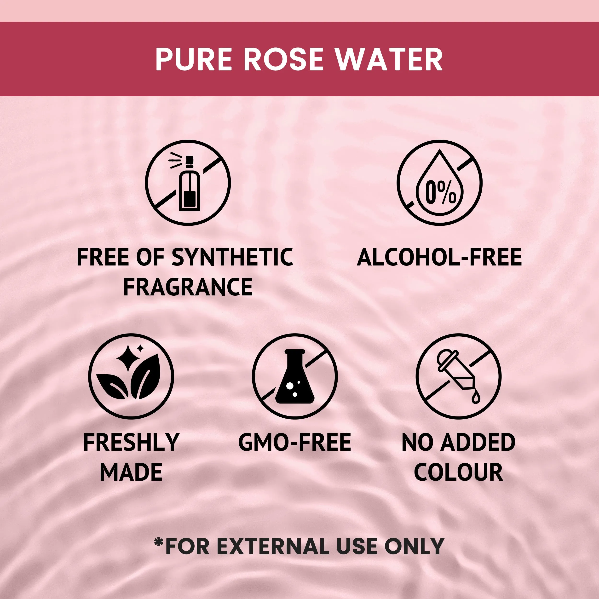 Alps Goodness 100 % Pure Rose Water Spray (100ml) | Long Press Mist Spray | Rose water for face | Made from Chaitri Rose | Gulab Jal | Natural skin toner | Premium Rose Water