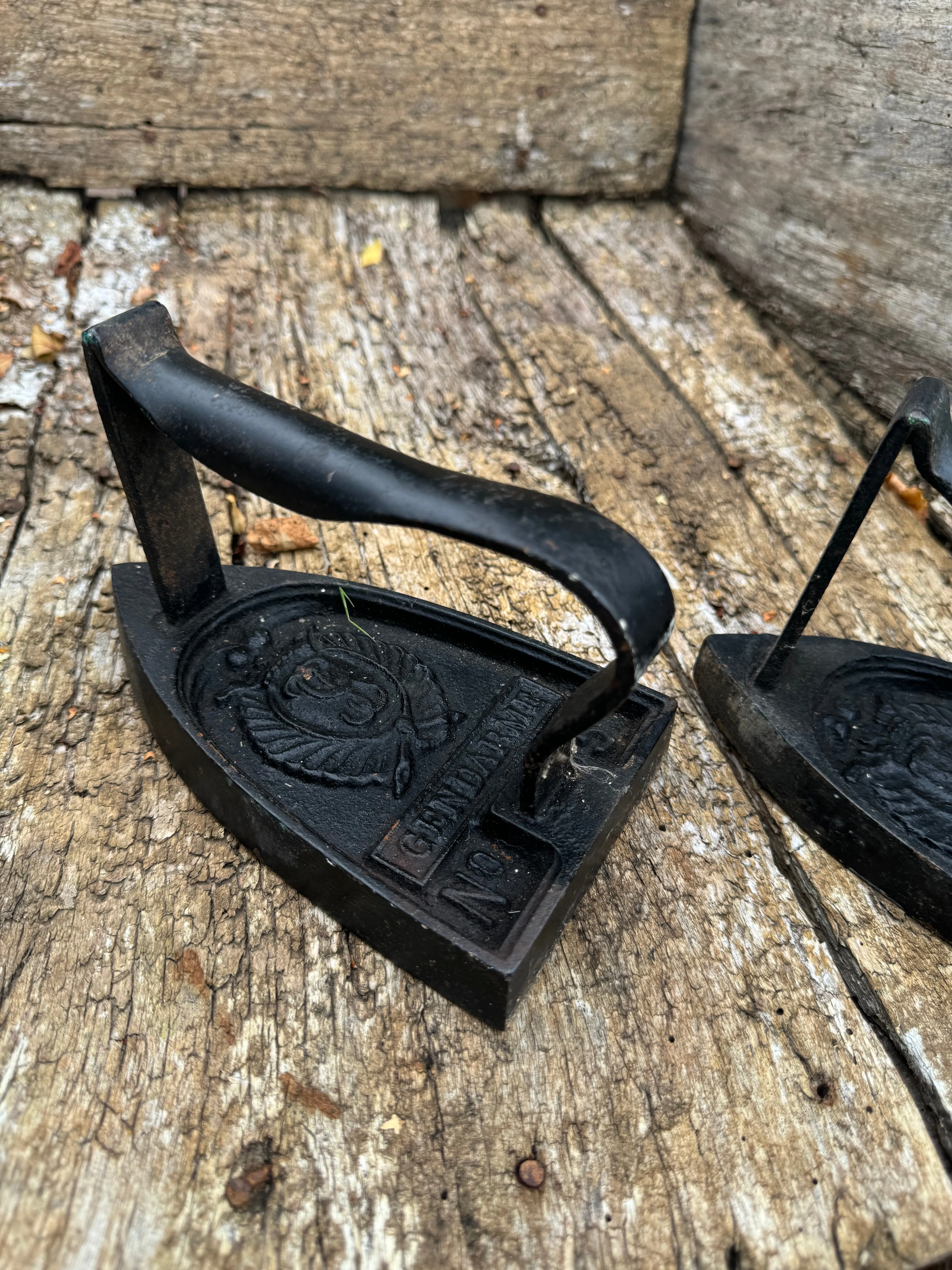 Antique French Gendarme Irons