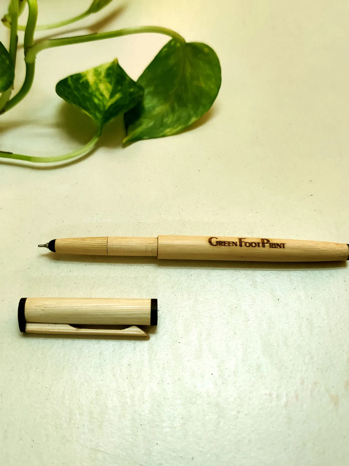Bamboo Pens Set Of 2 Blue