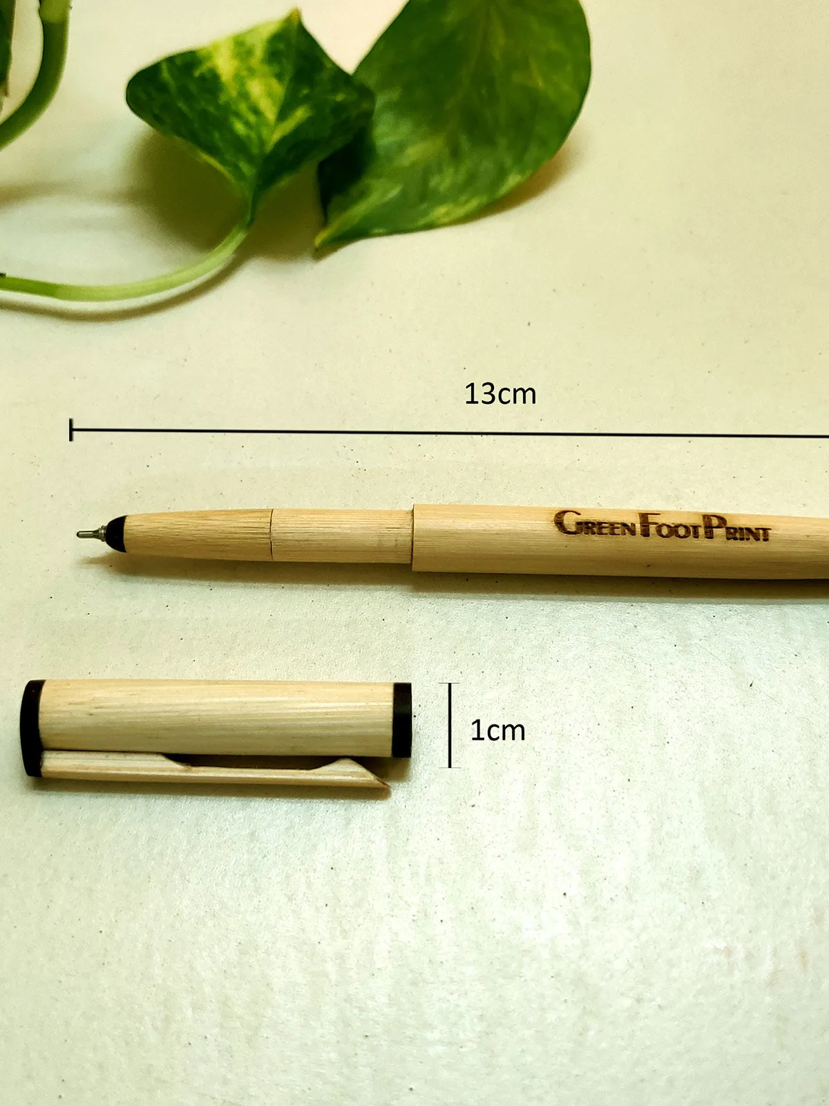 Bamboo Pens Set Of 2 Blue