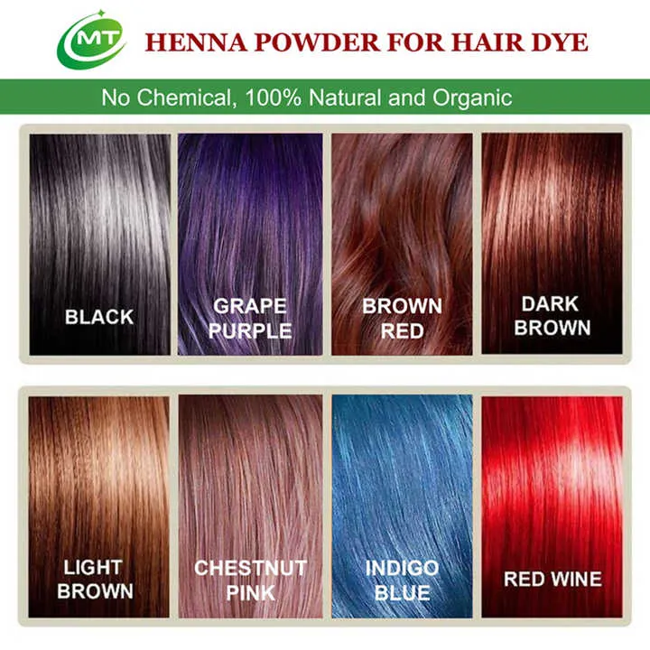 Dye Raw Material 100% Pure Natural Hair &amp; Eyebrow. مادة الصبغة الخام 100% ألوان طبيعية نقية للشعر والحواجب
