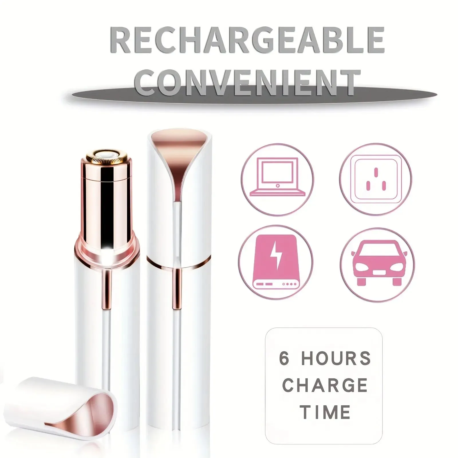 Efficient Facial Hair Remover for Women Portable and Painless
