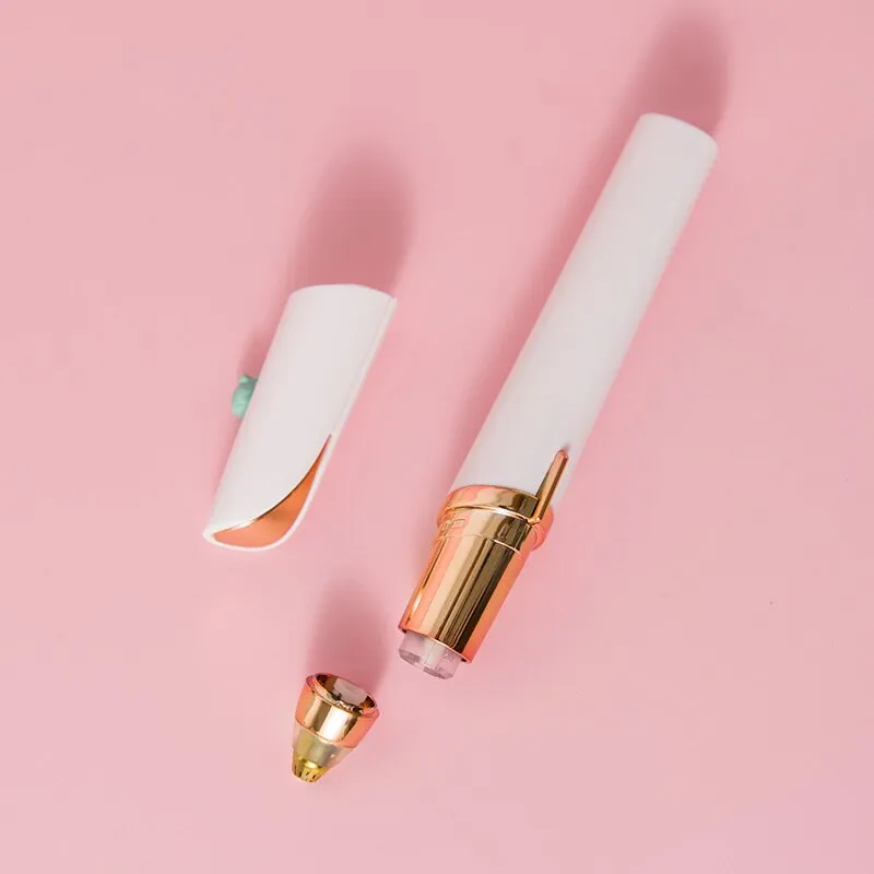 Electric Eyebrow Trimming Tool for Beginners Automatic Electric Eyebrow Trimmer Nose Hair Shaving Brush Scraper 1pc