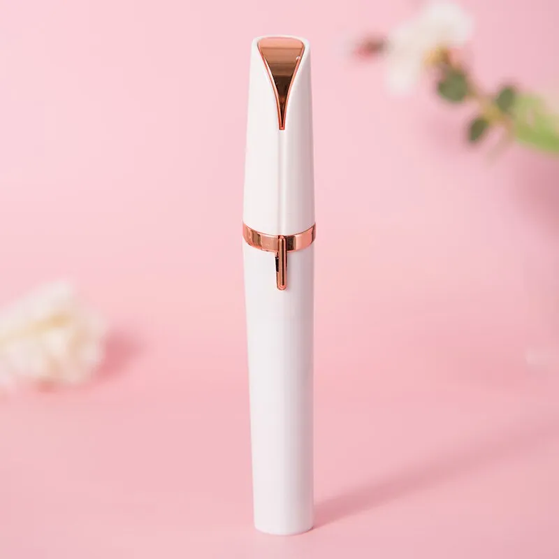 Electric Eyebrow Trimming Tool for Beginners Automatic Electric Eyebrow Trimmer Nose Hair Shaving Brush Scraper 1pc