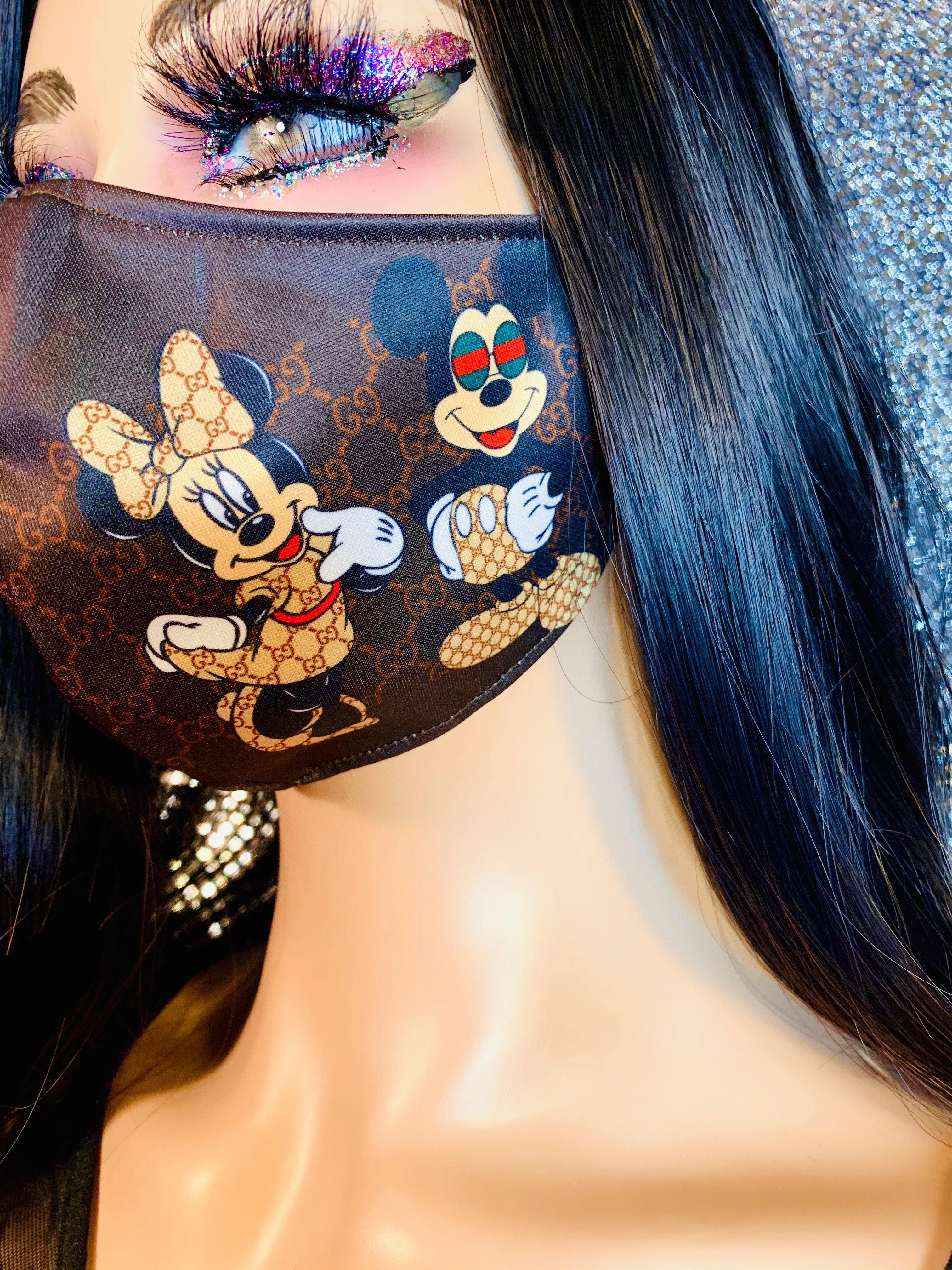 Mickey Minnie G Face Mask