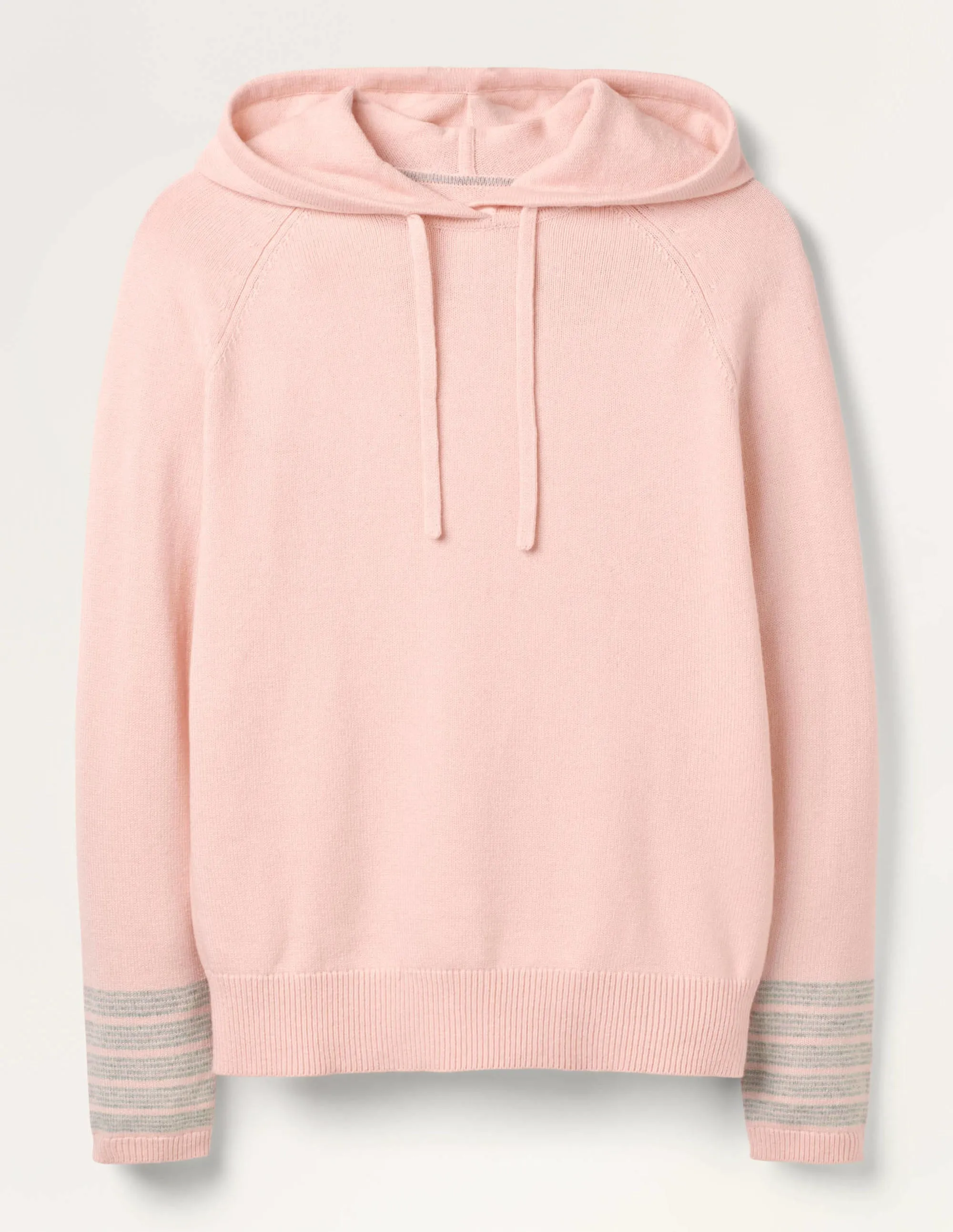 Morton Knitted Hoodie-Milkshake