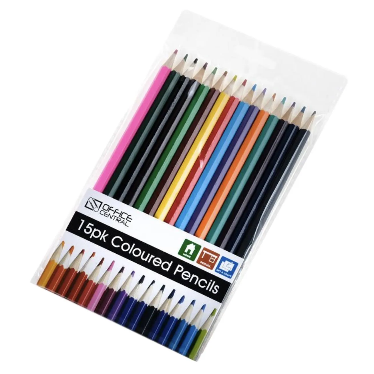 Pack of 15 Coloured Pencils