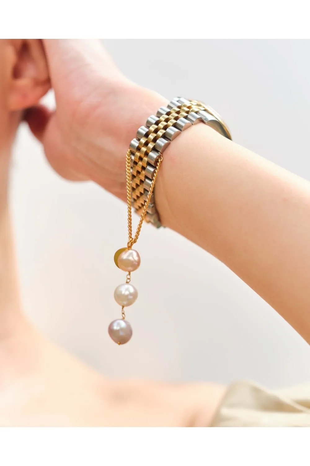 Silver Baroque Watch Charm