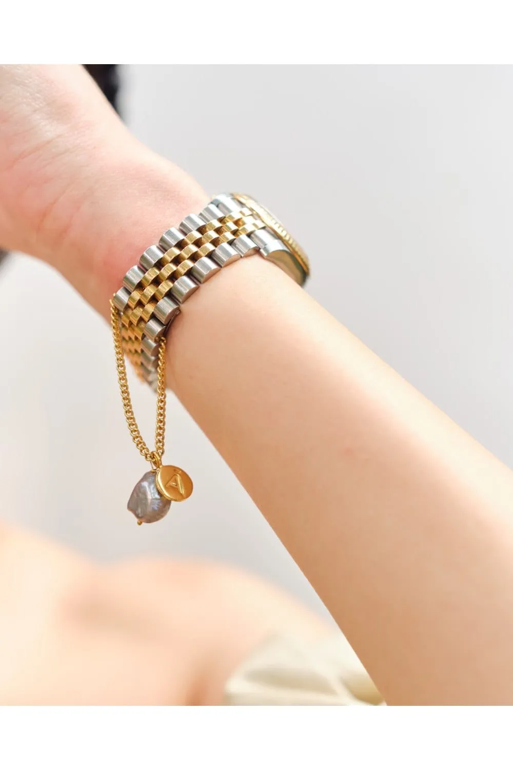 Silver Baroque Watch Charm