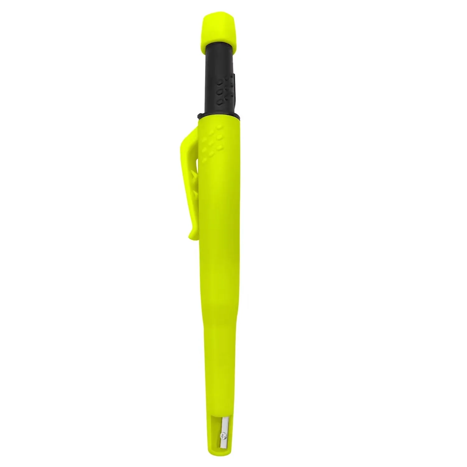 Solid Carpenter Mechanical Pencil for Woodworking Construction One-Piece Design Pen Cap with Sharpener Stationery Supplies