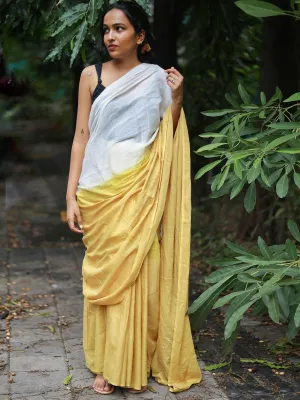 Sunehri Mul Cotton Saree