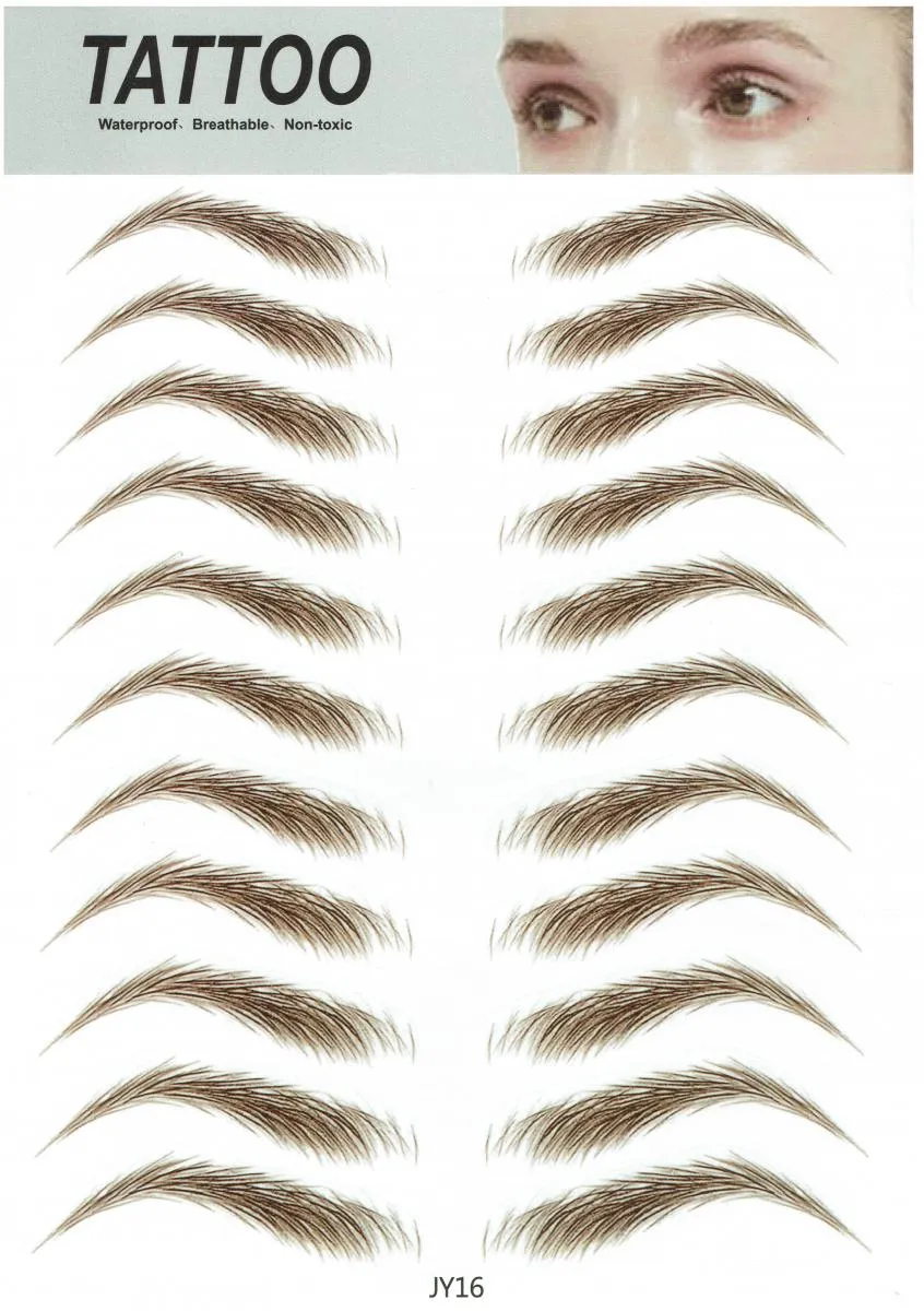 Tattoo Eyebrow Sticker for Men and Women