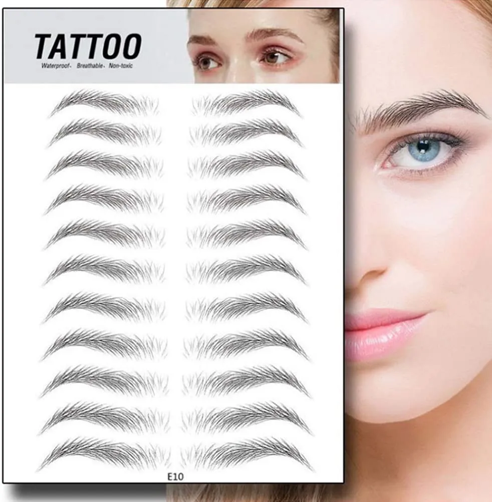 Tattoo Eyebrow Sticker for Men and Women