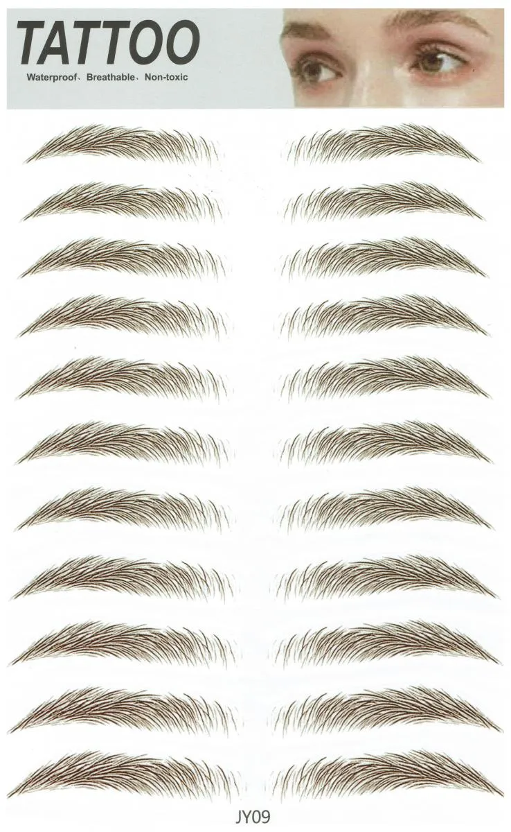 Tattoo Eyebrow Sticker for Men and Women