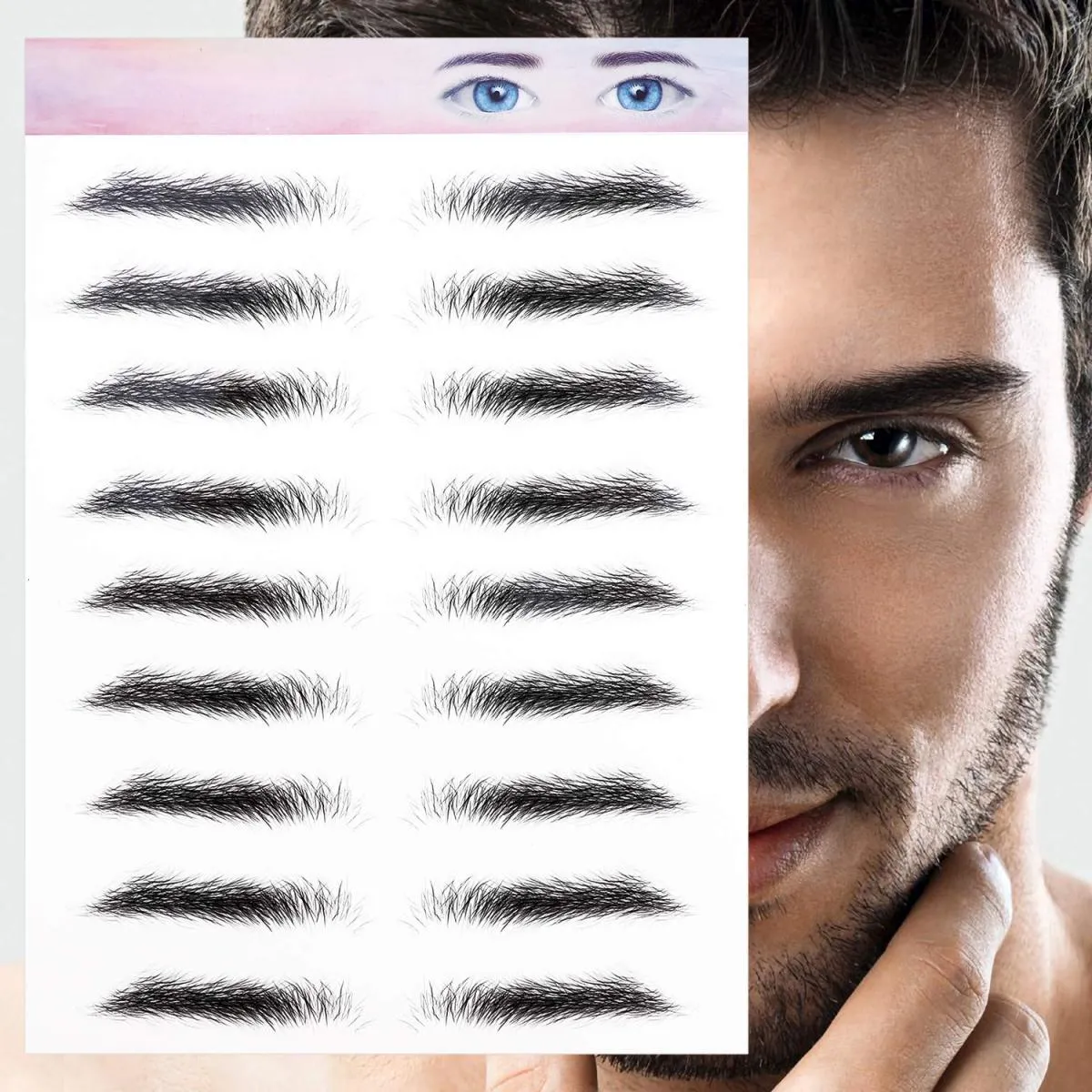 Tattoo Eyebrow Sticker for Men and Women