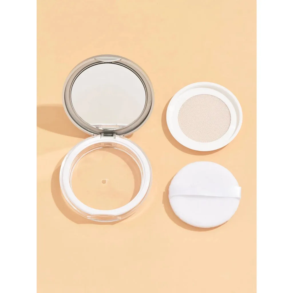 Thin Portable Loose Flour and Makeup Sifter Container