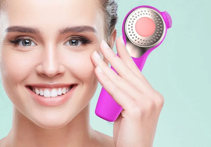 Ultrasonic Facial Cleaner Electric Waterproof Facial Brush Pore Cleaner