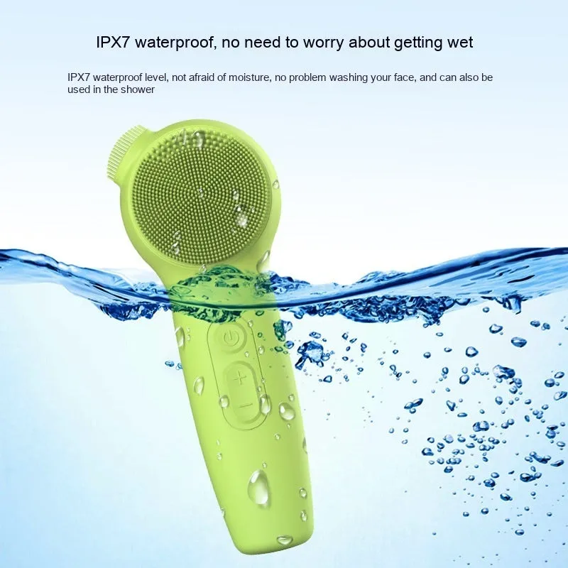 Ultrasonic Facial Cleaner Electric Waterproof Facial Brush Pore Cleaner