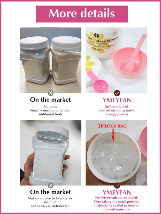YMEYFAN DIY SPA Beauty Salon Hydro-قناع هيدروجيلي